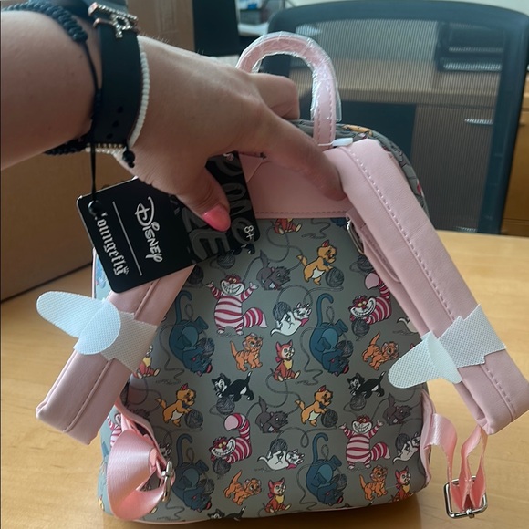 Disney Loungefly Cat Print Backpack - Picture 2 of 5